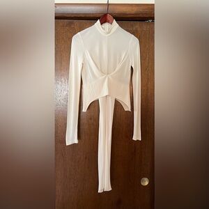 Vintage Helmut Lang Ivory Jumpsuit Size XS